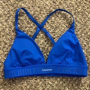 lululemon athletica Blue Strappy Bralette